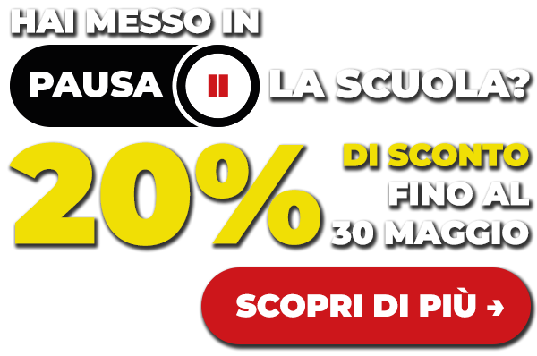 Promo 20% fino al 30 Maggio Promo 20% fino al 30 Maggio